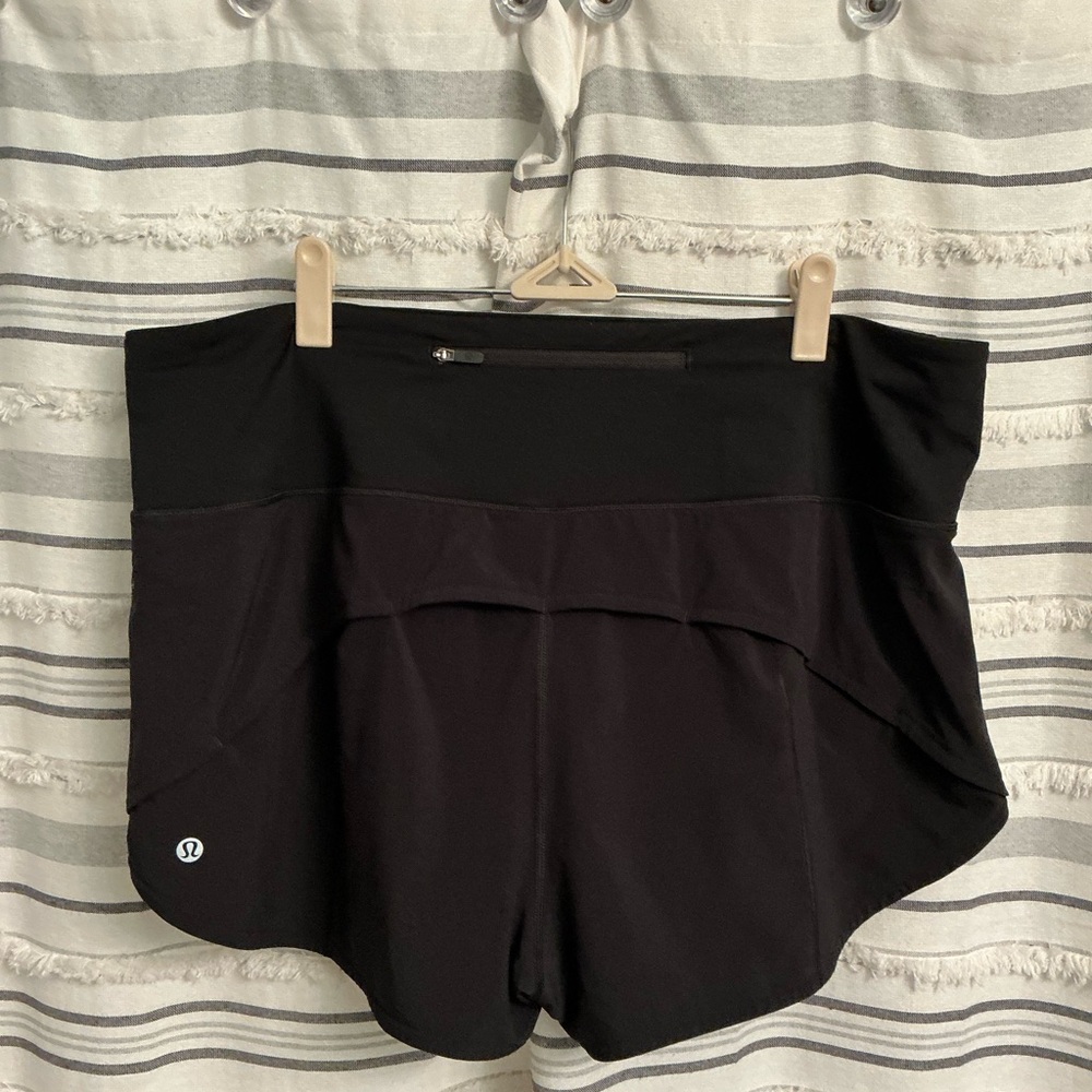 lululemon athletica Women's Black Athletic Shorts